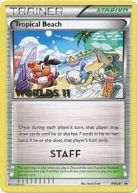 Tropical Beach - BW28 (Worlds 11) [Staff] - Black and White Promos Pokémon trading card