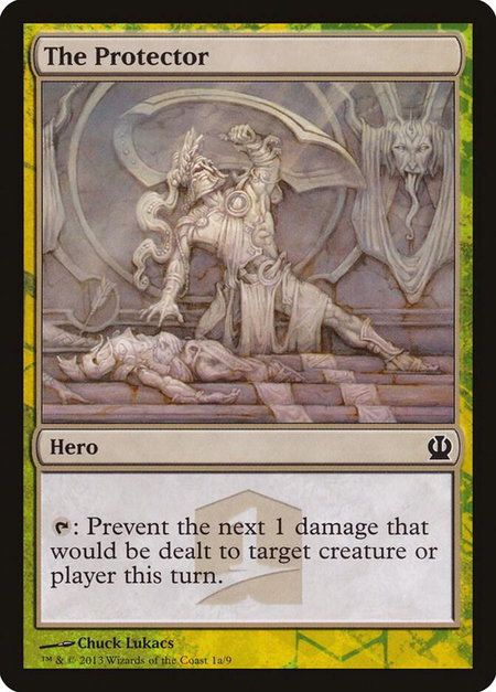The Protector - Hero's Path Promos Magic: The Gathering trading card