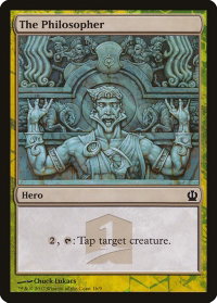 The Philosopher - Hero's Path Promos (HERO) #1b - Special Magic: The Gathering Trading Card