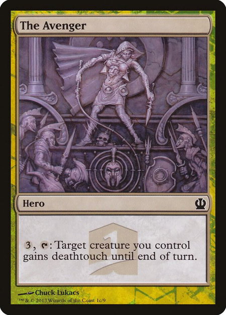 The Avenger trading card from Hero's Path Promos The Avenger - Hero's Path Promos Magic: The Gathering trading card