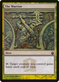 The Warrior - Hero's Path Promos (HERO) #1d - Special Magic: The Gathering Trading Card