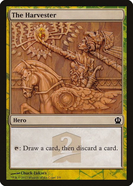 The Harvester trading card from Hero's Path Promos The Harvester - Hero's Path Promos Magic: The Gathering trading card