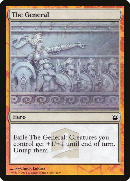 The General trading card from Hero's Path Promos The General - Hero's Path Promos Magic: The Gathering trading card