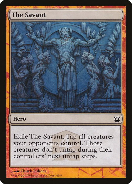 The Savant trading card from Hero's Path Promos The Savant - Hero's Path Promos Magic: The Gathering trading card