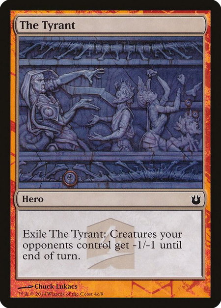 The Tyrant trading card from Hero's Path Promos The Tyrant - Hero's Path Promos Magic: The Gathering trading card