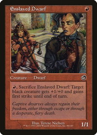 Enslaved Dwarf - Torment (TOR) #96 - Common Magic: The Gathering Trading Card