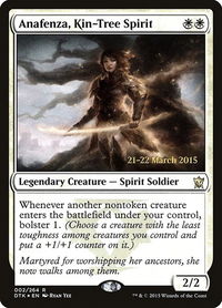 Anafenza, Kin-Tree Spirit - Prerelease Cards (PRE) #2s - Rare Magic: The Gathering Trading Card