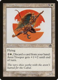 Aven Trooper - Torment (TOR) #2 - Common Magic: The Gathering Trading Card