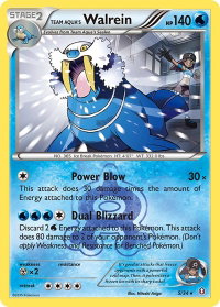 Team Aqua's Walrein - Double Crisis (DCR) #5/34 - Holo Rare Pokémon Trading Card