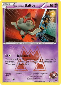 Team Magma's Baltoy - Double Crisis (DCR) #10/34 - Common Pokémon Trading Card