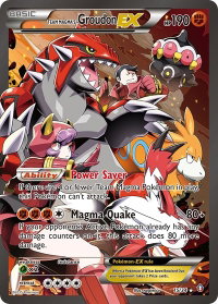 Team Magma's Groudon EX - Double Crisis (DCR) #15/34 - Ultra Rare Pokémon Trading Card