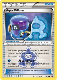 Aqua Diffuser - Double Crisis (DCR) #23/34 - Uncommon Pokémon Trading Card