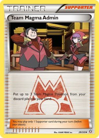 Team Magma Admin - Double Crisis (DCR) #29/34 - Uncommon Pokémon Trading Card
