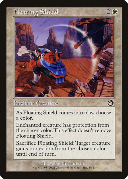 Floating Shield - Torment Magic: The Gathering trading card