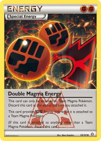 Double Magma Energy - Double Crisis (DCR) #34/34 - Uncommon Pokémon Trading Card