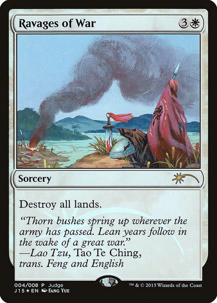Ravages of War trading card from Judge Promos Ravages of War - Judge Promos Magic: The Gathering trading card