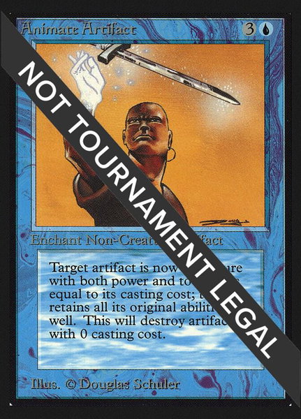 Animate Artifact (IE) trading card from International Edition Animate Artifact (IE) - International Edition Magic: The Gathering trading card
