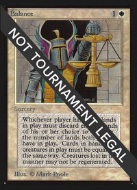Balance (IE) - International Edition (IED) #3 - Rare Magic: The Gathering Trading Card