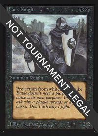 Black Knight (IE) - International Edition (IED) #95 - Uncommon Magic: The Gathering Trading Card