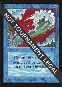 Blue Elemental Blast (IE) - International Edition (IED) #50 - Common Magic: The Gathering Trading Card
