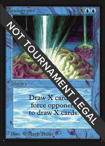 Braingeyser (IE) - International Edition (IED) #51 - Rare Magic: The Gathering Trading Card
