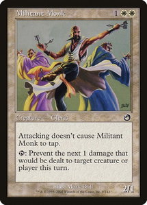 Militant Monk - Torment (TOR) #9 - Common Magic: The Gathering Trading Card