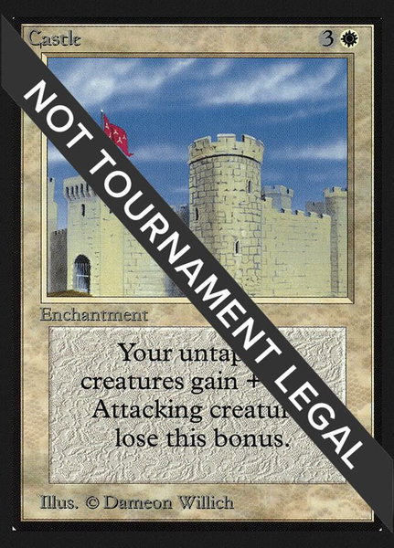 Castle (IE) trading card from International Edition Castle (IE) - International Edition Magic: The Gathering trading card