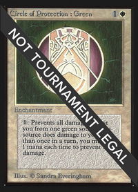 Circle of Protection: Green (IE) - International Edition (IED) #12 - Common Magic: The Gathering Trading Card