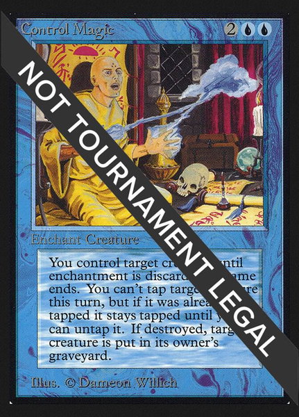 Control Magic (IE) trading card from International Edition Control Magic (IE) - International Edition Magic: The Gathering trading card