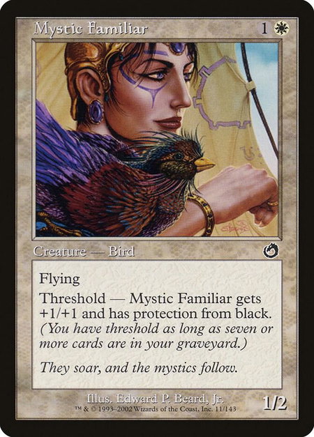Mystic Familiar - Torment Magic: The Gathering trading card