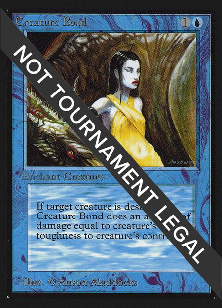 Creature Bond (IE) - International Edition Magic: The Gathering trading card