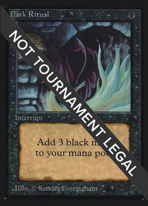 Dark Ritual (IE) - International Edition (IED) #99 - Common Magic: The Gathering Trading Card