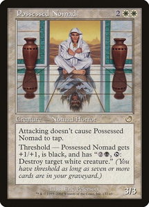 Possessed Nomad - Torment (TOR) #13 - Rare Magic: The Gathering Trading Card