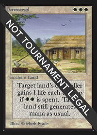 Farmstead (IE) - International Edition (IED) #20 - Rare Magic: The Gathering Trading Card
