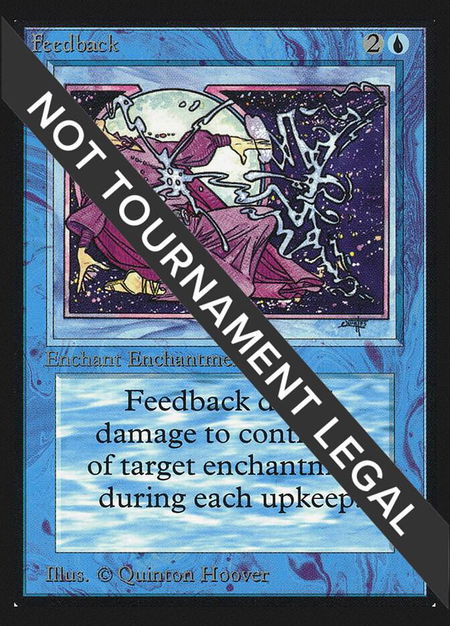 Feedback (IE) - International Edition Magic: The Gathering trading card