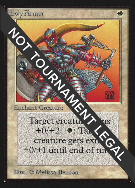 Holy Armor (IE) trading card from International Edition Holy Armor (IE) - International Edition Magic: The Gathering trading card