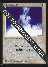 Holy Strength (IE) - International Edition (IED) #25 - Common Magic: The Gathering Trading Card