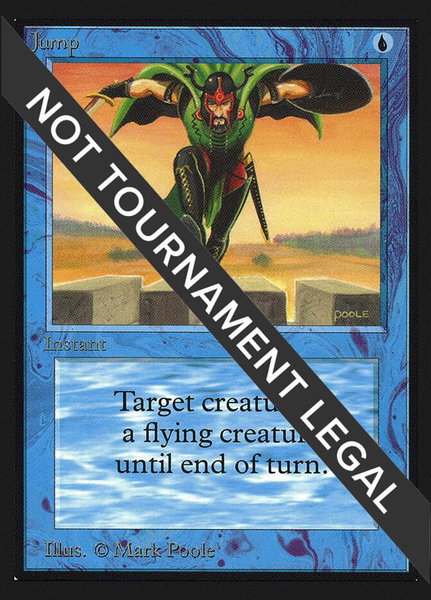 Jump (IE) trading card from International Edition Jump (IE) - International Edition Magic: The Gathering trading card