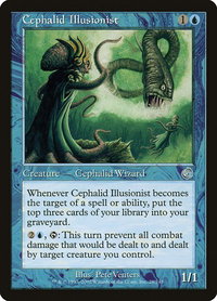 Cephalid Illusionist - Torment (TOR) #28 - Uncommon Magic: The Gathering Trading Card