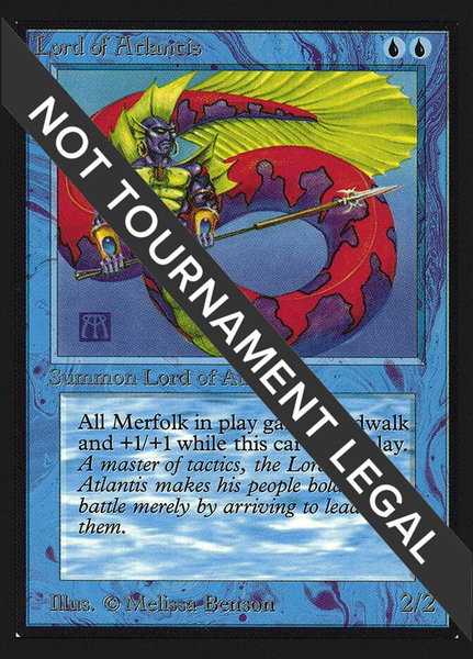 Lord of Atlantis (IE) trading card from International Edition Lord of Atlantis (IE) - International Edition Magic: The Gathering trading card