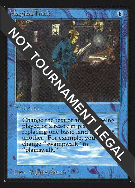 Magical Hack (IE) trading card from International Edition Magical Hack (IE) - International Edition Magic: The Gathering trading card