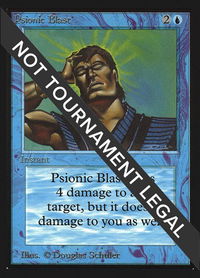 Psionic Blast (IE) - International Edition (IED) #75 - Uncommon Magic: The Gathering Trading Card