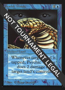 Psychic Venom (IE) - International Edition (IED) #76 - Common Magic: The Gathering Trading Card