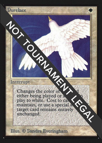 Purelace (IE) trading card from International Edition Purelace (IE) - International Edition Magic: The Gathering trading card