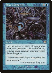 False Memories - Torment (TOR) #37 - Rare Magic: The Gathering Trading Card