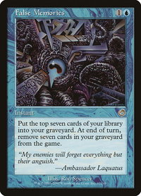 False Memories - Torment (TOR) #37 - Rare Magic: The Gathering Trading Card