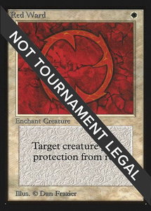 Red Ward (IE) - International Edition (IED) #34 - Uncommon Magic: The Gathering Trading Card