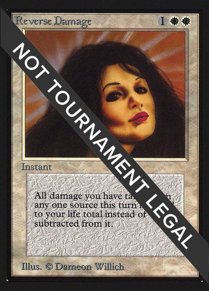 Reverse Damage (IE) trading card from International Edition Reverse Damage (IE) - International Edition Magic: The Gathering trading card