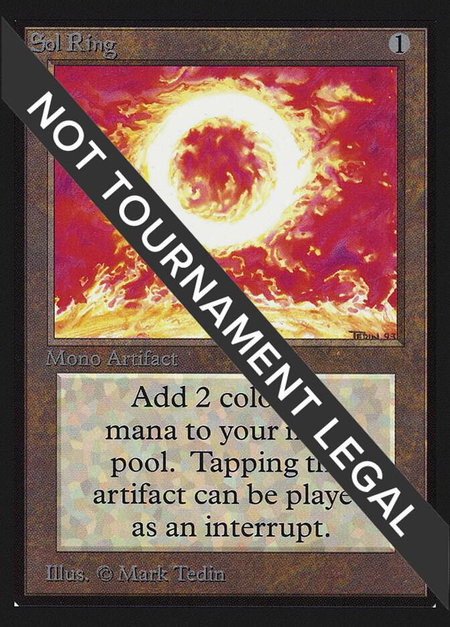 Sol Ring (IE) - International Edition Magic: The Gathering trading card