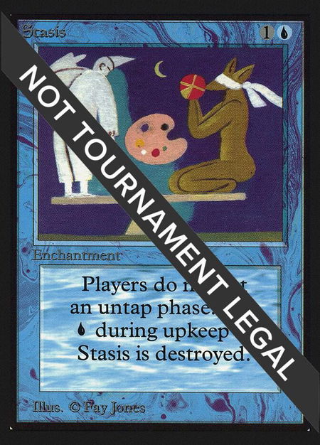 Stasis (IE) trading card from International Edition Stasis (IE) - International Edition Magic: The Gathering trading card